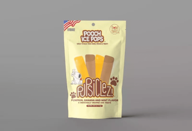 Pupsiclez Pumpkin, Banana & Mint 6 pop pouch