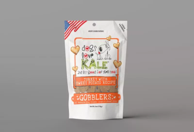 Dogs Love Kale Gobblers (Turkey & Sweet Potato) 6 oz. Resealable bag