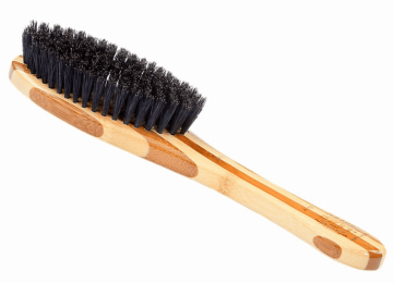 Bass Brushes- Style & Detangle Pet Comb (Pure Bamboo Handle /Dark Finish)