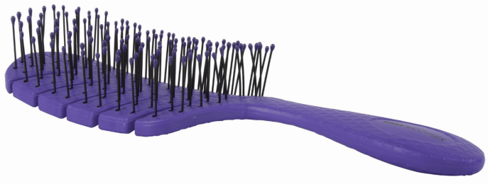 Bass Brushes- The BIO-FLEX  Detangling Pet Brush (Leaf Shape /Pink Finish)