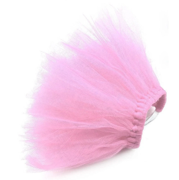 Light Pink Dog Tutu Skirt (Medium)