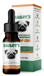 Bailey's Full Spectrum Hemp Oil For Dogs with 150MG Naturally Occurring CBD
