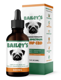 Bailey's Full Spectrum Hemp Oil For Dogs with 600MG Naturally Occurring CBD