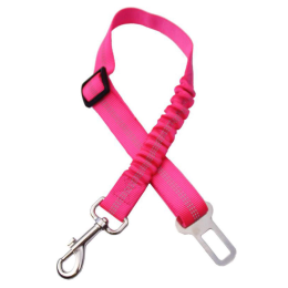 Car Elastic Safety Leash (Color: Pink)
