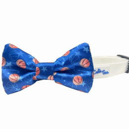 Cutie Ties Dog Bow Tie (Color: Basketball)