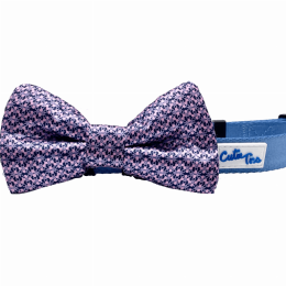 Cutie Ties Dog Bow Tie (Color: Pink & Blue)