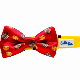 Cutie Ties Dog Bow Tie (Color: Nuggest & Fries)