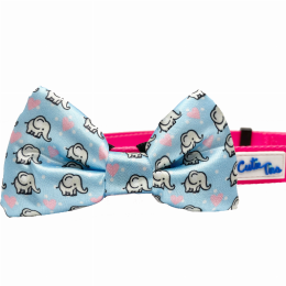 Cutie Ties Dog Bow Tie (Color: Elephant)