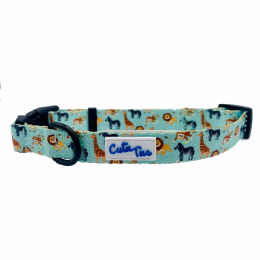 Cutie Ties Fun Design Dog Collar (Color: Zoo Furiends)