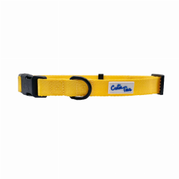 Cutie Ties Fun Design Dog Collar (Color: Yellow)