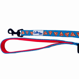 Cutie Ties Fun Design Dog Leash (Color: Pizza Crust)