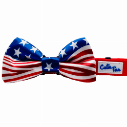 Cutie Ties Dog Bow Tie (Color: USA)