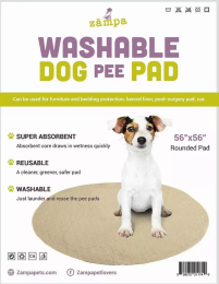 Zampa Pets Quality Whelp Round, Circular Shape Reusable Dog Pee Pads (Color: )