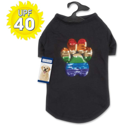 CC Puppy Pride Sequin UPF40 Tee (Color: )