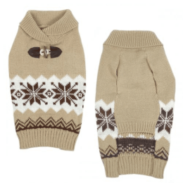 CC Shawl Collar Sweater (Color: Tan)