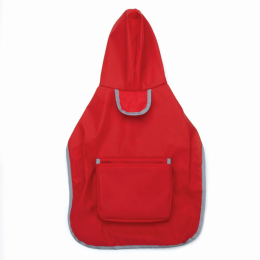 Zack & Zoey Reversible Pocket Raincoat (Color: Red)