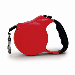 CC Belted Retractable Lead 10ft (Color: Red)