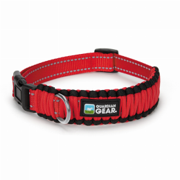 GG Reflective Paracord Collar (Color: Red)
