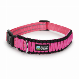 GG Reflective Paracord Collar (Color: Pink)