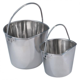 ProSelect Stainless Flat Sided Pail (Color: SS)