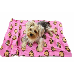 Silly Monkey Ultra-Plush Blanket (Color: Pink)