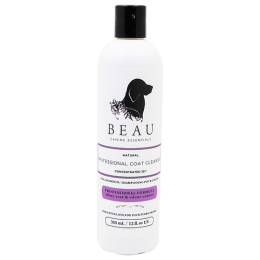 Professional Shampoo: Shiny Coat and Odour Control Formula (32:1) (Color: White bottle, white label. Shampoo colour)