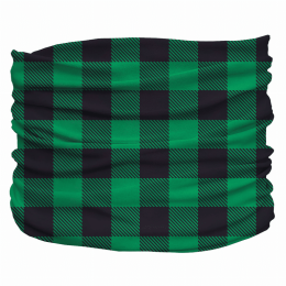 Buffalo Plaid Pup Scruff (Color: Green)