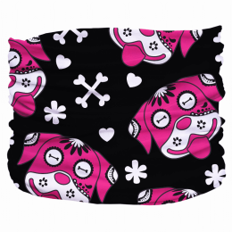 Day of the Dog Pup Scruff (Color: Black,Pink,White)