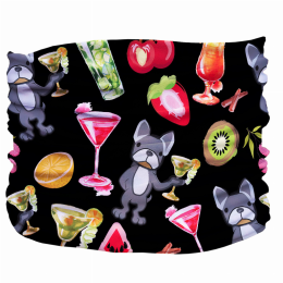 Happy Hour Pup Scruff (Color: Black,Red,Silver)