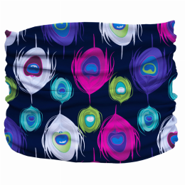 Peacock Splash Pup Scruff (Color: Multi)